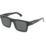Prada PR 19WS Herren-Sonnenbrille Vollrand Eckig Acetat-Gestell, schwarz