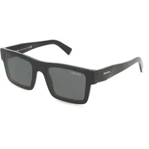 Prada PR 19WS Herren-Sonnenbrille Vollrand Eckig Acetat-Gestell, schwarz