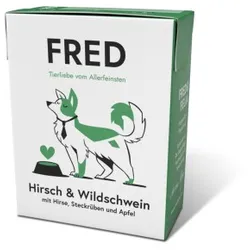 Fred & Felia FRED 10x390g Hirsch & Wildschwein mit Hirse