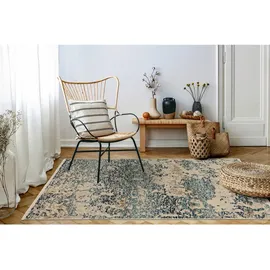 360living Teppich Charu, blau B/L: ca. 80x150 cm, - blau