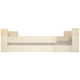 roba kids Jugendbett Flexi Grow 90 x 200 cm Holz beige