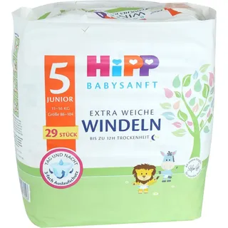 HiPP Babysanft Windeln 5 Junior 11-16 kg