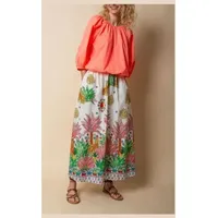 Emily Van Den Bergh Hemdbluse Bluse EMILY VAN DEN BERGH neon orange 40