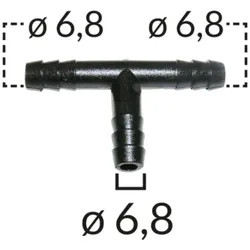 T-Verbindung ROMIX C60658, 2 Stück