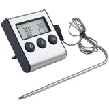 Lebensmittelthermometer Mit Sonde, Fleischthermometer Zum Kochen, Ud09 Zum Grillen Von Fleisch, Barbecue, Wasser, Milch, Wein Und Anderen Flüssigkeiten Mit Sonde