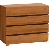 Hasena Lovara 4 Schubladen Eiche brandy / Braun
