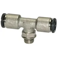 Riegler T-Steckverschraubung »click-clock«, drehbar, M5a, Schlauch Ø6 SW9