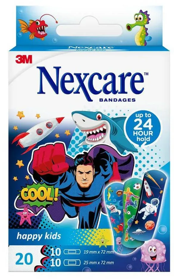 3M Nexcare happy kids Pflaster Superhelden