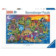 Ravensburger Erwachsenenpuzzle 3000 Teile - Schätze der Welt