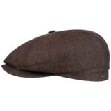 Stetson Flat Cap (1-St) Schirmmütze mit Schirm, Made in the EU braun 57 cm