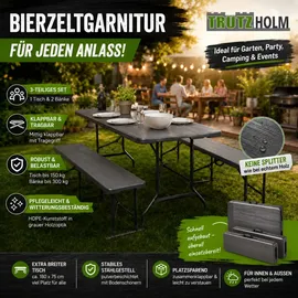 Trutzholm Bierzeltgarnitur 3-tlg. Grau