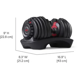 Bowflex 552i Hanteln (Paar & Stand mit Medienfach)