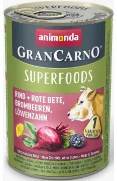 Hunde - Nassfutter ANIMONDA GranCarno Adult Superfoods Rind