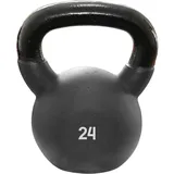 Sporttrend 24® Kettlebell 2kg, 4kg, 6kg, 8kg, 10kg, 12kg, 14kg, 16kg, 18kg, 20kg, 22kg, 24kg, 26kg, 28kg, 30kg in schwarz | Kugelhantel Hantel Schwunghantel Gusseisen (Schwarz, 24KG)