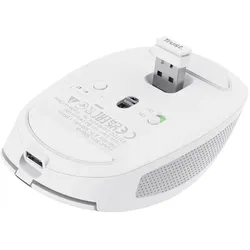 Trust Ozaa Compact Wireless Mouse White Computer-Maus