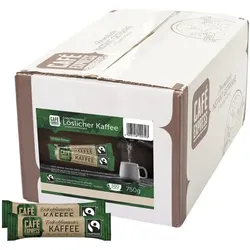 Hellma 500er-Pack Entkoffeinierte Kaffeesticks braun