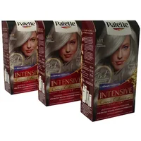 3 x Poly Palette Intensiv-Creme-Coloration U71 kühles Silbergrau