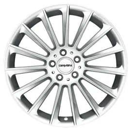 CARMANI 17 Fritz 8,0 x 19 5 x 112 ET37 MB66,6 Weiß/Silber