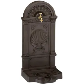 Relaxdays Standbrunnen Antik Dunkelbraun
