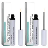 2 stück Wimpernserum Wachstum Testsieger, 5 Ml Long Lashes Wimpernserum Hormonfrei, Wimpernwachstumsserum Augenbrauenserum für Wimpernpflege, Eyelash Serums Für Lashes