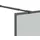 vidaXL Duschwand Walk-In-Dusche 80 x 195 cm Dunkles Sicherheitsglas