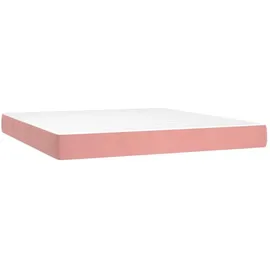 vidaXL Taschenfederkernmatratze Rosa 160 x 200 cm H3