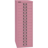 BISLEY MultiDrawerTM L3915 Schubladenschrank pink 15 Schubladen 27,8 x 38,0 x 85,7 cm