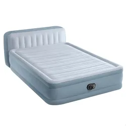 Intex Luftbett - DuraBeam Headboard Plush Queen 152x236x86cm, mit 220V Pumpe