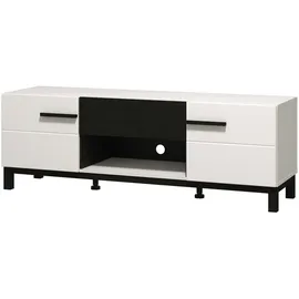 Home Affaire Lowboard HOME AFFAIRE "Sarthe, Breite 147,5 cm TV- Lowboard, TV-Schrank, TV-Ständer", weiß (opaque weiß), B:147,5cm H:50,5cm T:42cm, FSC-zertifizierter Holzwerkstoff, Sideboards, Lowboard, TV-Kommode, Modernes Design, mit Schublade in toller 3D-Optik