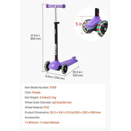 Vevor Scooter Lila