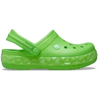 Crocs Unisex Kinder Crocband Geometric Glow Band Clog T Clog, Green Slime, 19/20 EU