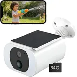 2K 4MP Solar KAMERA FUNK WLAN WIFI IP Camera Outdoor AUßEN ÜBERWACHUNGSKAMERA
