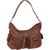 FredsBruder Schultertasche All My Pockets Hobo Bag Brown