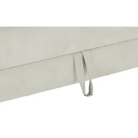 Max Schelling Wohnlandschaft Mikrofaser/Velours 3-Sitzer Weiß