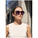 LASCANA Damen Sonnenbrille schwarz-lila Gr.