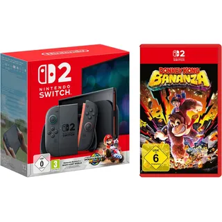 Nintendo Switch 2 + Mario Kart World + Donkey Kong Bananza
