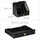 Relaxdays Schreibtisch-Organizer Schwarz