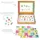 Trendhaus ABC Champions Mini-Magnettafel für Kinder, - 183-teilig