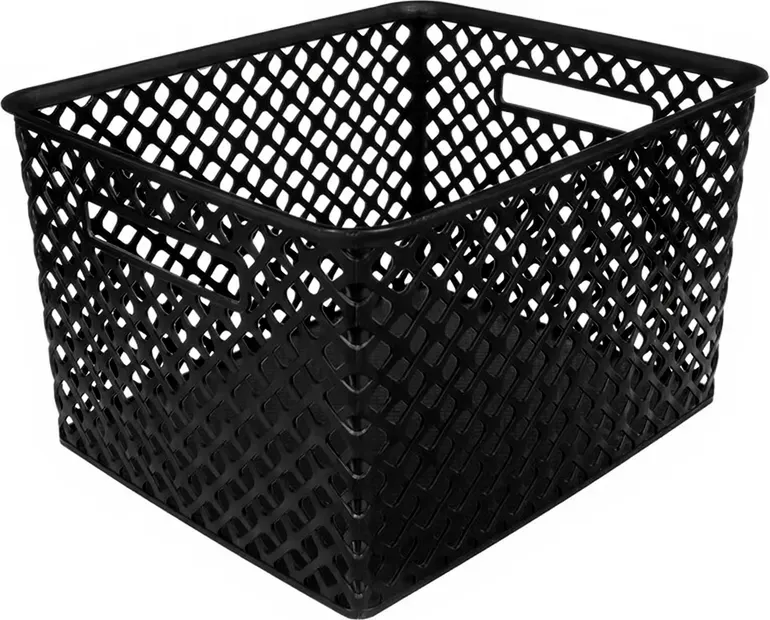 19L Schwarzer Folky Korb