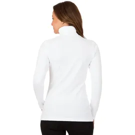 TRIGEMA Rollkragenshirt TRIGEMA "TRIGEMA Rollkragenshirt", Damen, Gr. M, weiß, 95% Baumwolle, 5% Elasthan, Basic, Shirts