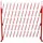 MCW Schutzgitter B34 36 - 300 cm Rot/Weiß Aluminium