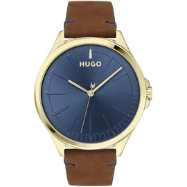Hugo Boss Hugo Herren-Uhren Analog Quarz Braun Braun 32012716