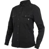 John Doe Motoshirt XTM Damen Motorrad Hemd Schwarz S
