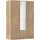 Rauch Wäscheschrank Bergheim 136 x 197 x 54 cm Braun/Beige