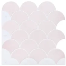 vidaXL Fischschuppen Fliese Hellrosa 30 x 30 cm 20 St.