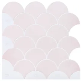 vidaXL Fischschuppen Fliese Hellrosa 30 x 30 cm 20 St.
