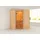 Karibu Woodfeeling Sauna Antonia - 38 mm Bronzierte Ganzglastür Ohne Dachkranz Ohne Ofen