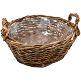 Weidenkorb Präsentkorb -Malice- Rattan 16x30cm braun Dekoration