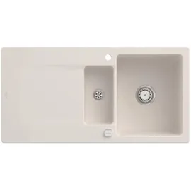 Villeroy & Boch Siluet 60 R rechts Einbauspüle crema Excenterbetätigung 1000 x 510 mm