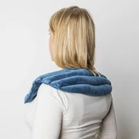 Gravidus Wärmekissen Nacken Nackenwärmekissen Körnerkissen Nackenkissen Mikrowelle Blau